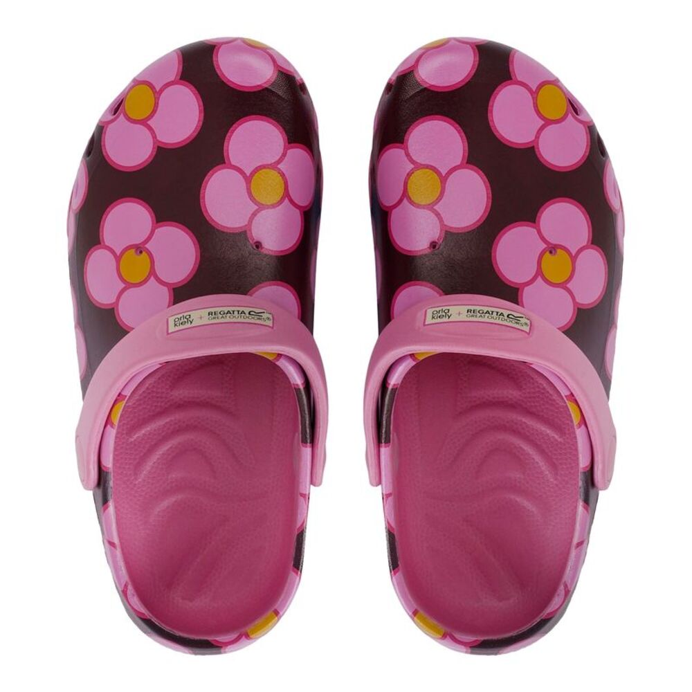 Regatta Childrens/Kids Orla Kiely Clogs / Morello